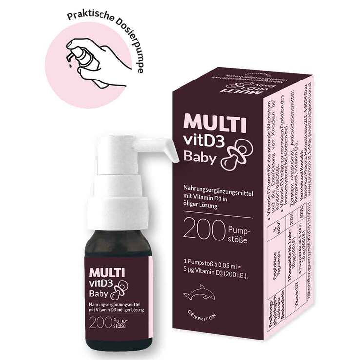 MULTIVITD3 Baby Pumplösung, 10 ml