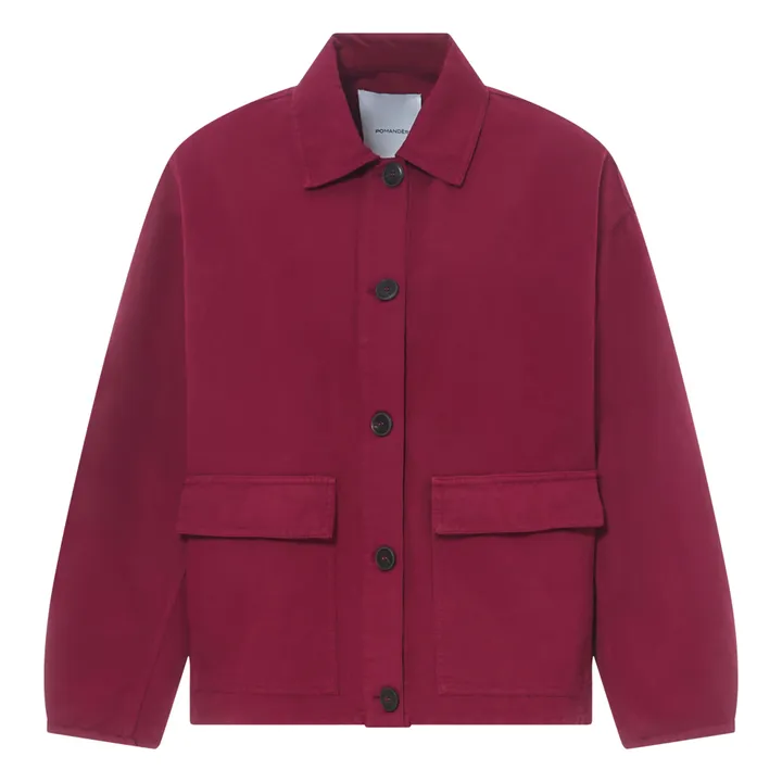 Pomandère Veste Coton et Lin | Prune