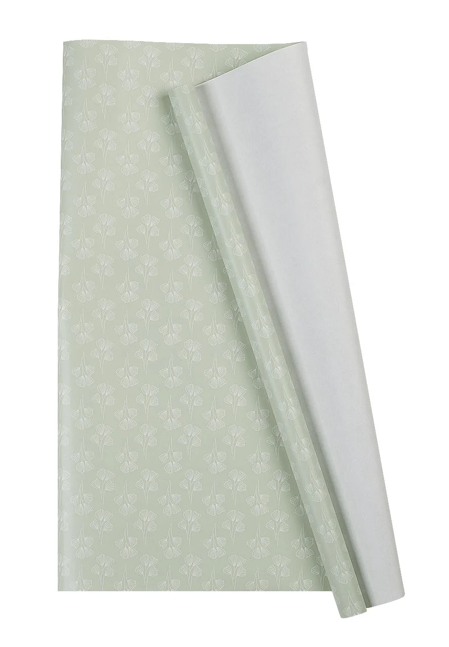 Gavepapir lys grønn - 70x300 cm