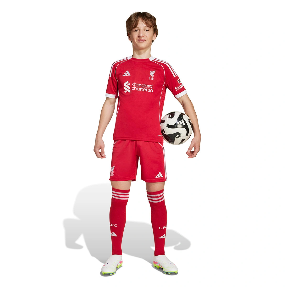 Camisola adidas Liverpool FC Primeiro Equipamento 2025-2026 Criança