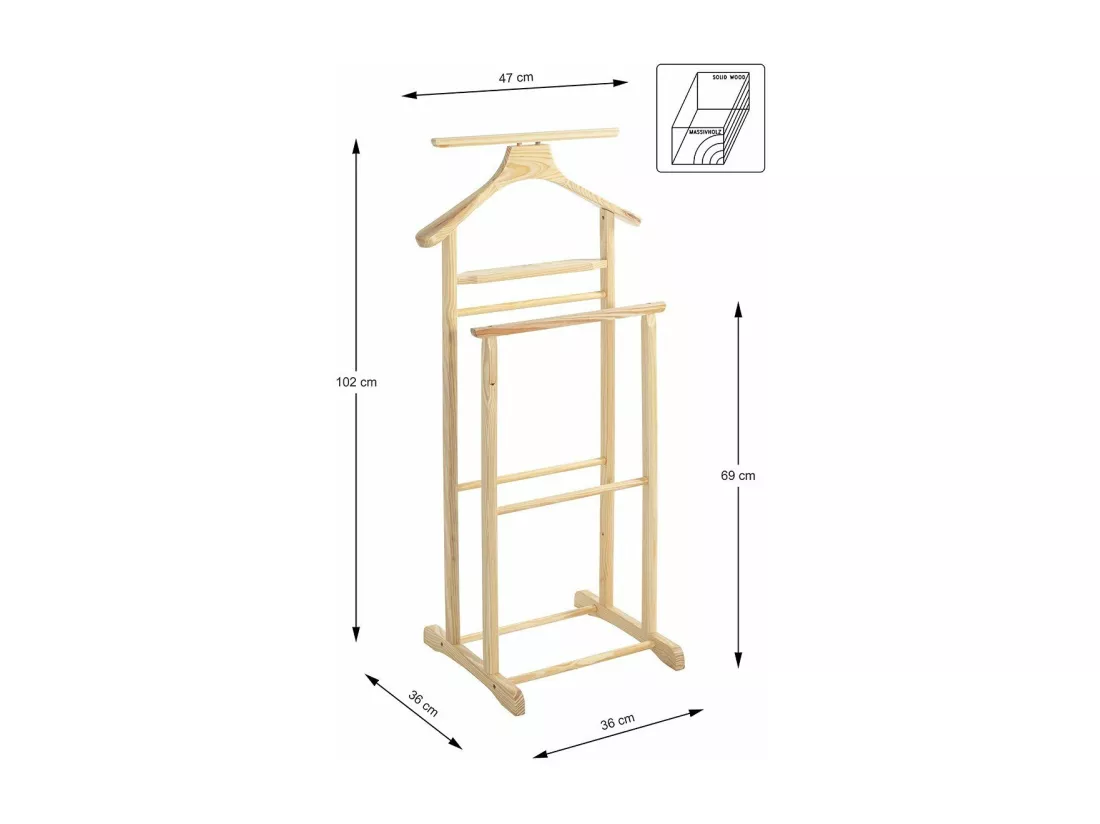 Valet de Chambre en Bois 