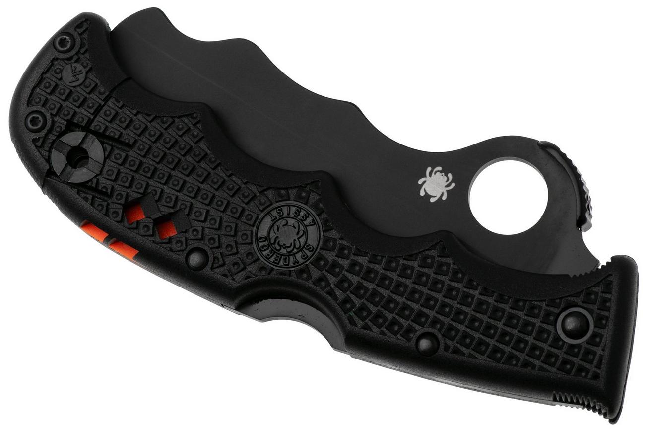Spyderco Assist Black C79PSBBK serrated reddingsmes