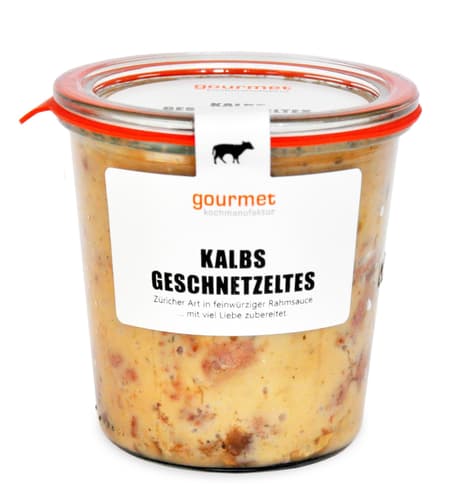 Gourmet Kochmanufaktur Kalbsgeschnetzeltes