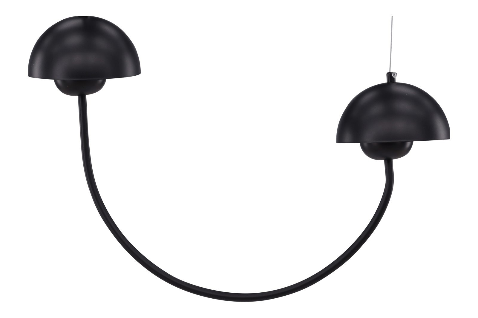 Daka taklampe Sort