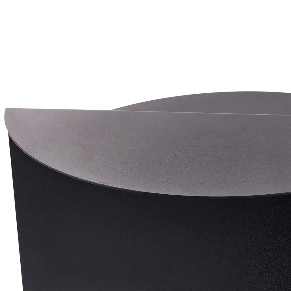 TAGGART - Bijzettafel - Zwart - IJzer