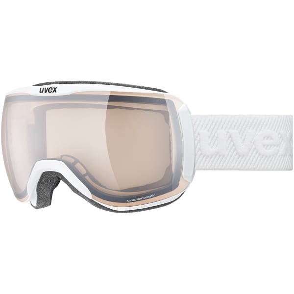 Masque de ski UVEX DOWNHILL 2100 V WHITE MATT/VARIO SILVER MIRROR