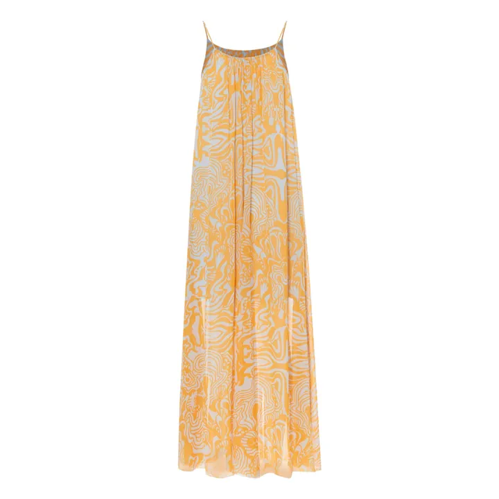 Rodebjer Robe Longue Solin | Jaune