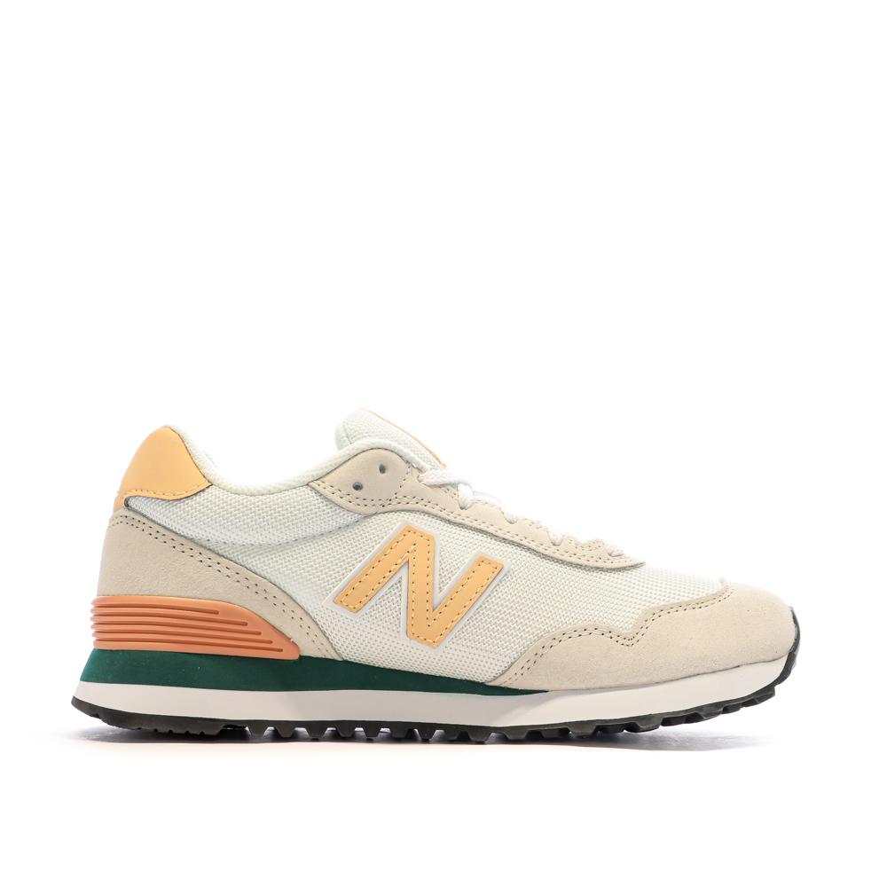 New Balance Baskets Écru/Jaune Femme New Balance 515
