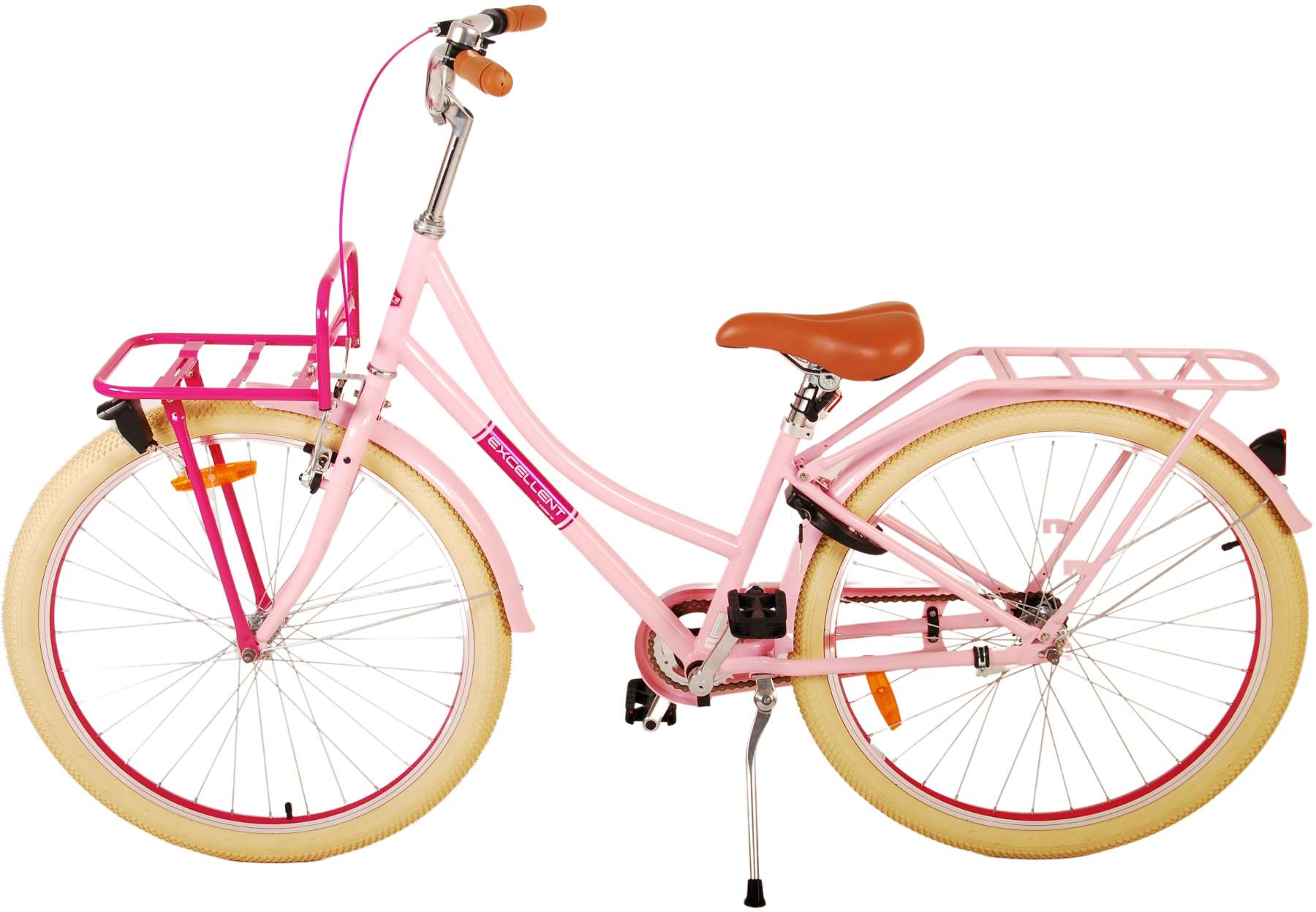TPFSports Excellent Kinderfahrrad - Mädchen - 26 Zoll - Rücktritt + Handbremse - Grün