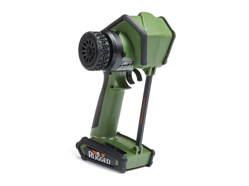 Spektrum Fernsteuerung DX6 Rugged DSMR Grün, nur Sender Robuster 6-Kanal Sender für RC Fahrzeuge