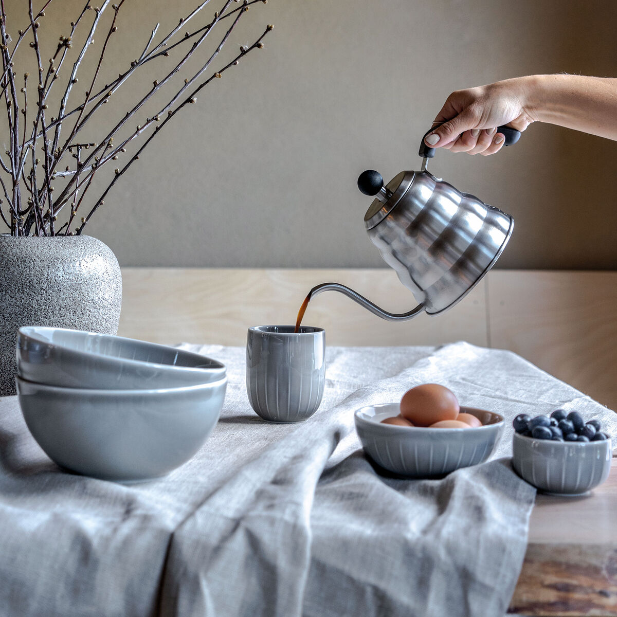 Rosenthal Joyn skål 15 cm, grå