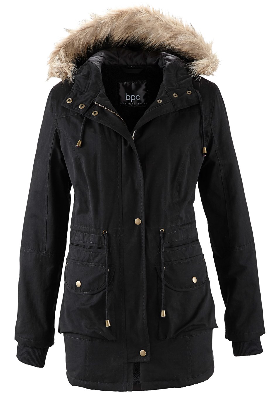 Parka courte avec synthétique