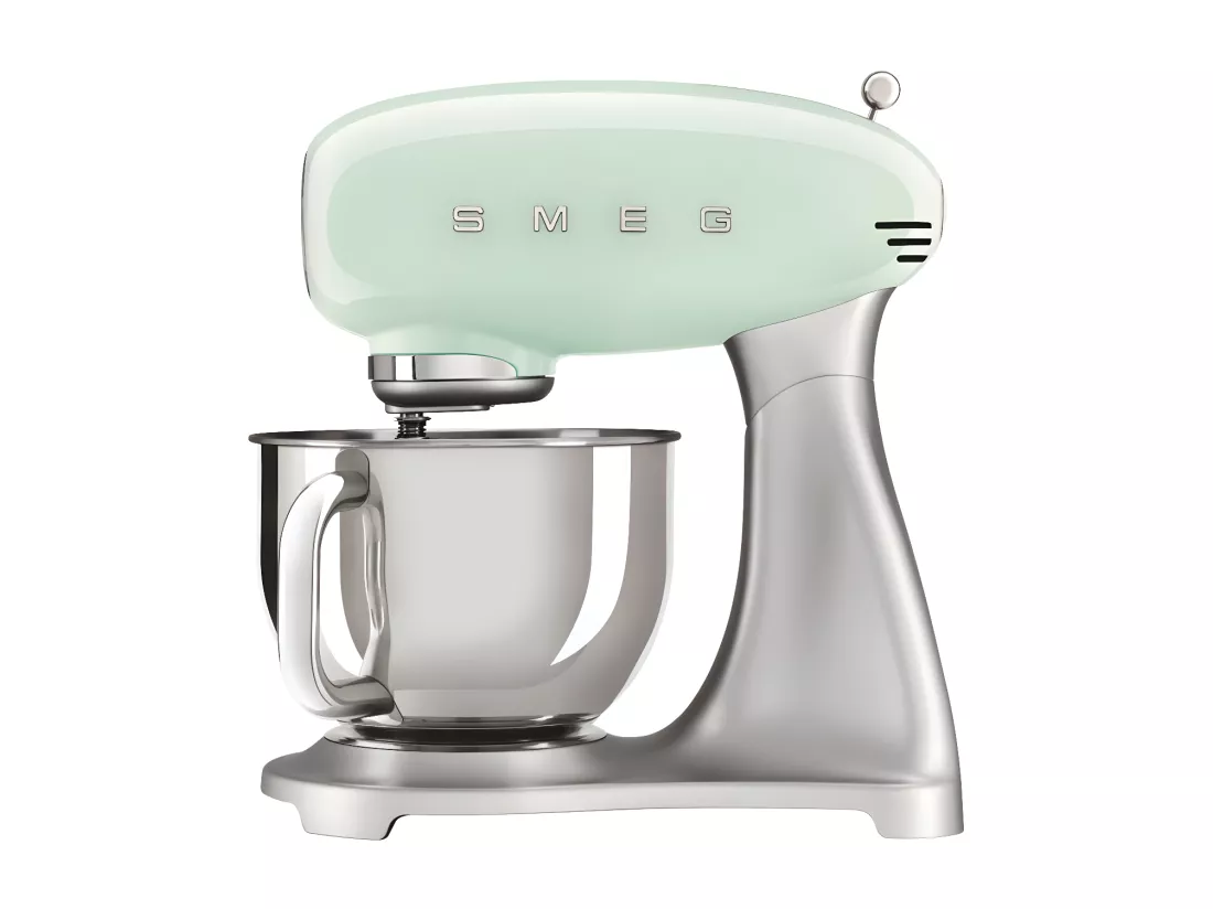 Smeg Robot sur socle 4.8l 800w vert d'eau - smf02pgeu