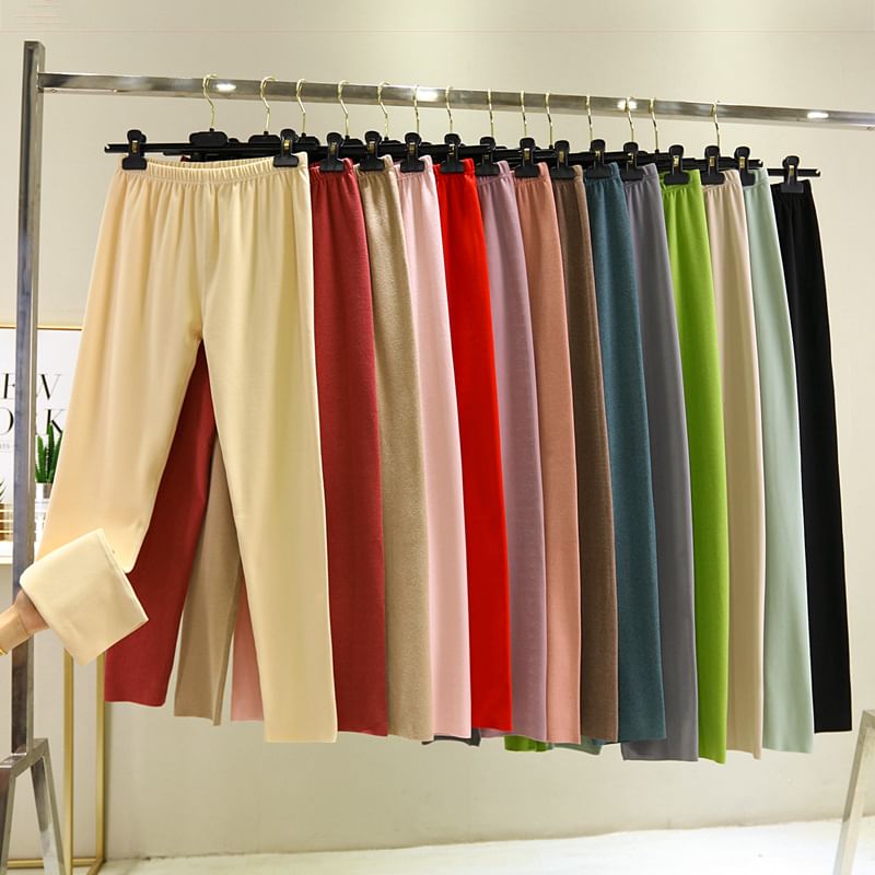 JVL - Hoge taille effen legging