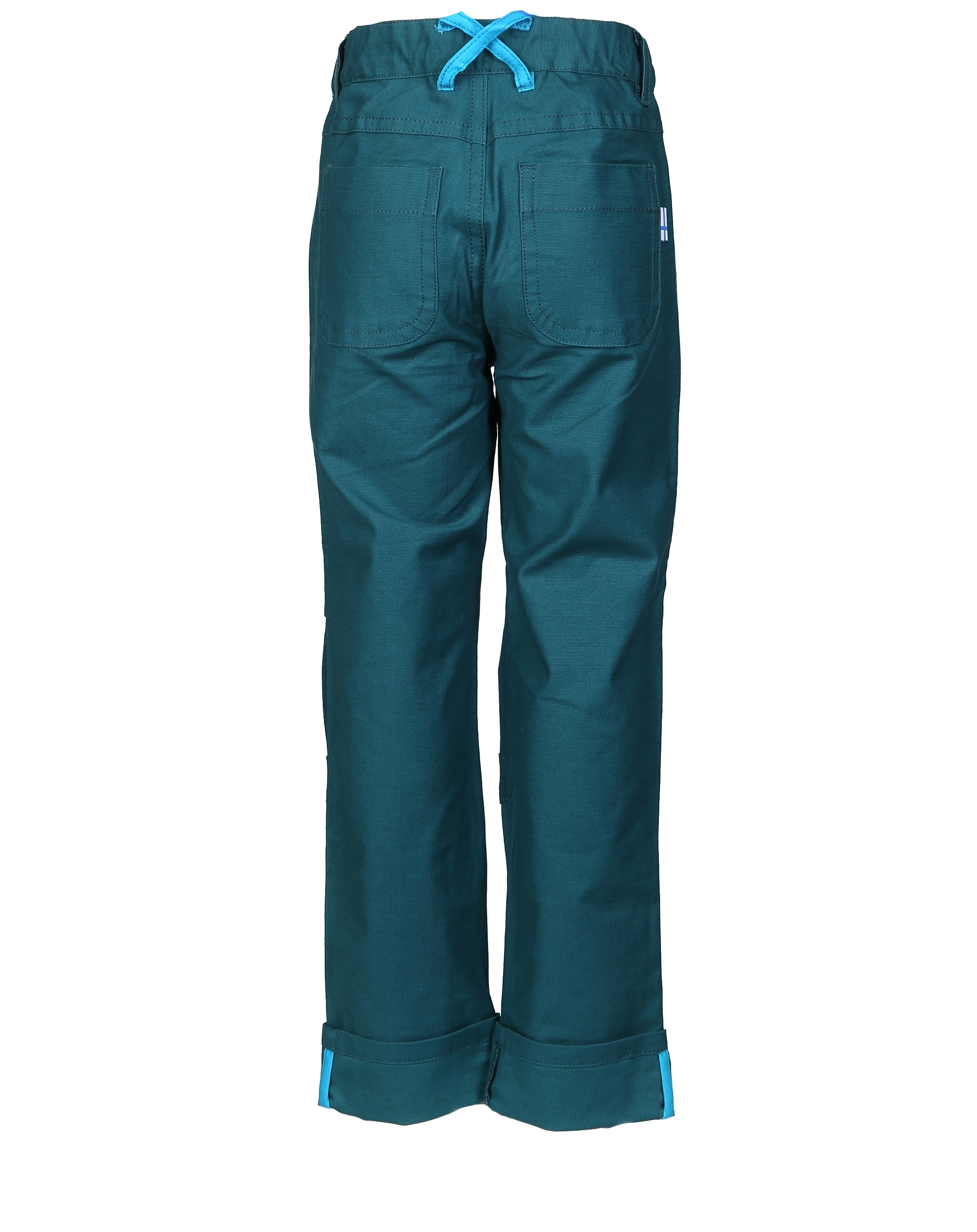 Outdoorhose KUUSI CANVAS mit Knieverstärkung in deep teal