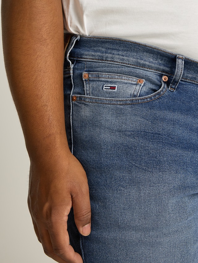 Tommy Jeans Plus Slim-fit-Jeans , in Grossen Grössen, stoned wash Optik