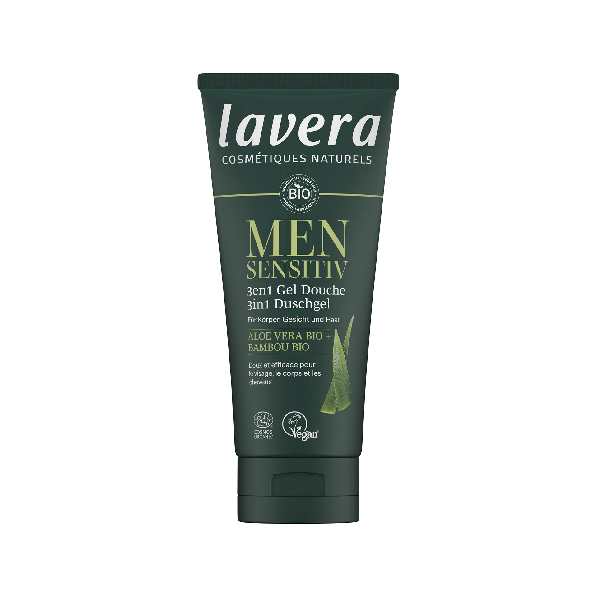 LAVERA Men Duschgel<br>200 ml, Tube, Gel, sensitiv 3in1