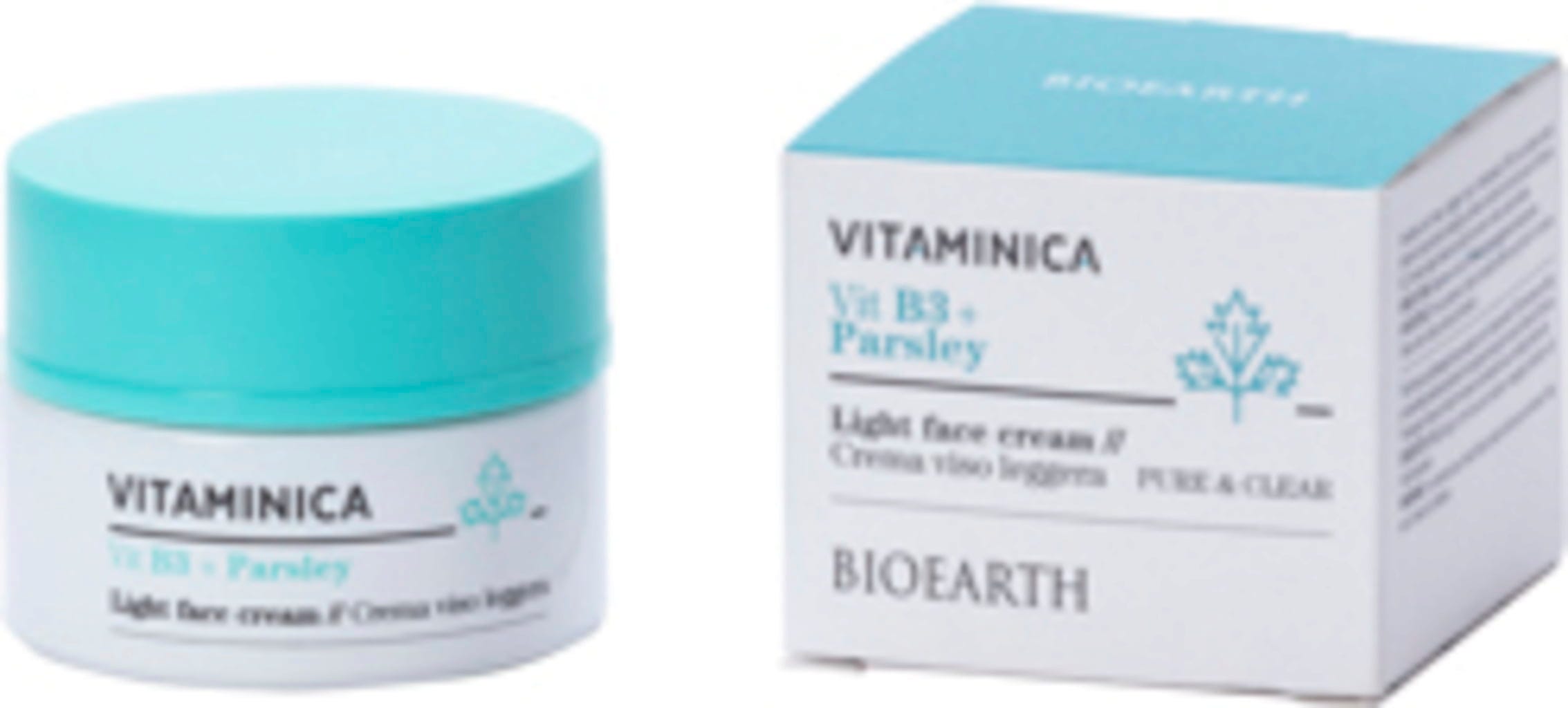 BIOEARTH  VITAMINICA Leichte Gesichtscreme Vit B3 + Petersilie, 50 ml