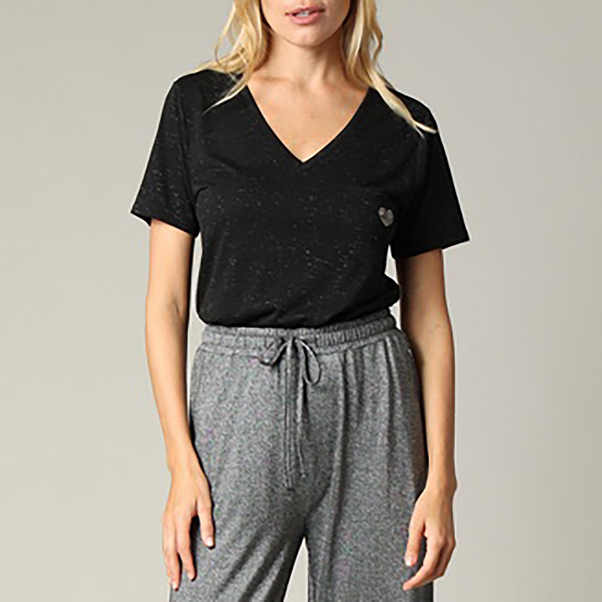 T-shirt Femme noir