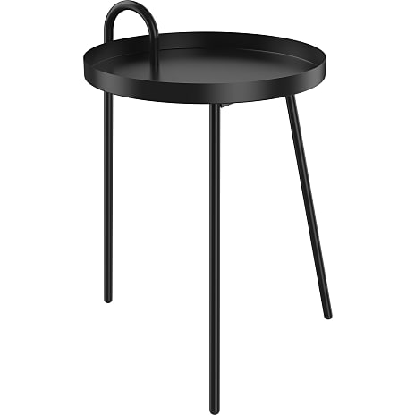 Metal sidebord - sort