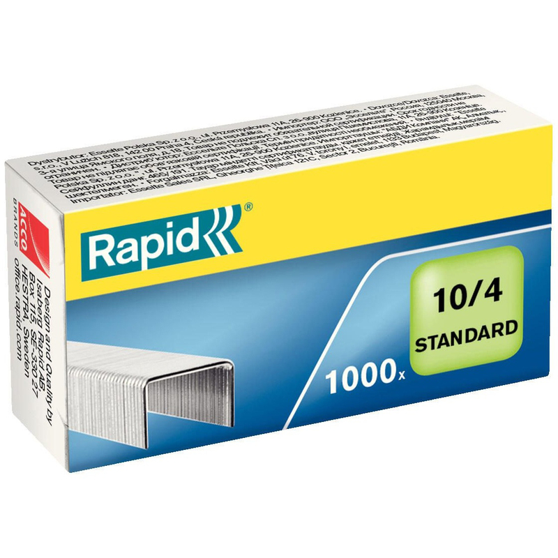 Rapid Heftklammern 10/4, 1000 Stück