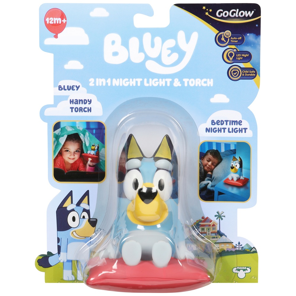 GoGlow Bluey Nachttischlampe und Taschenlampe in einem