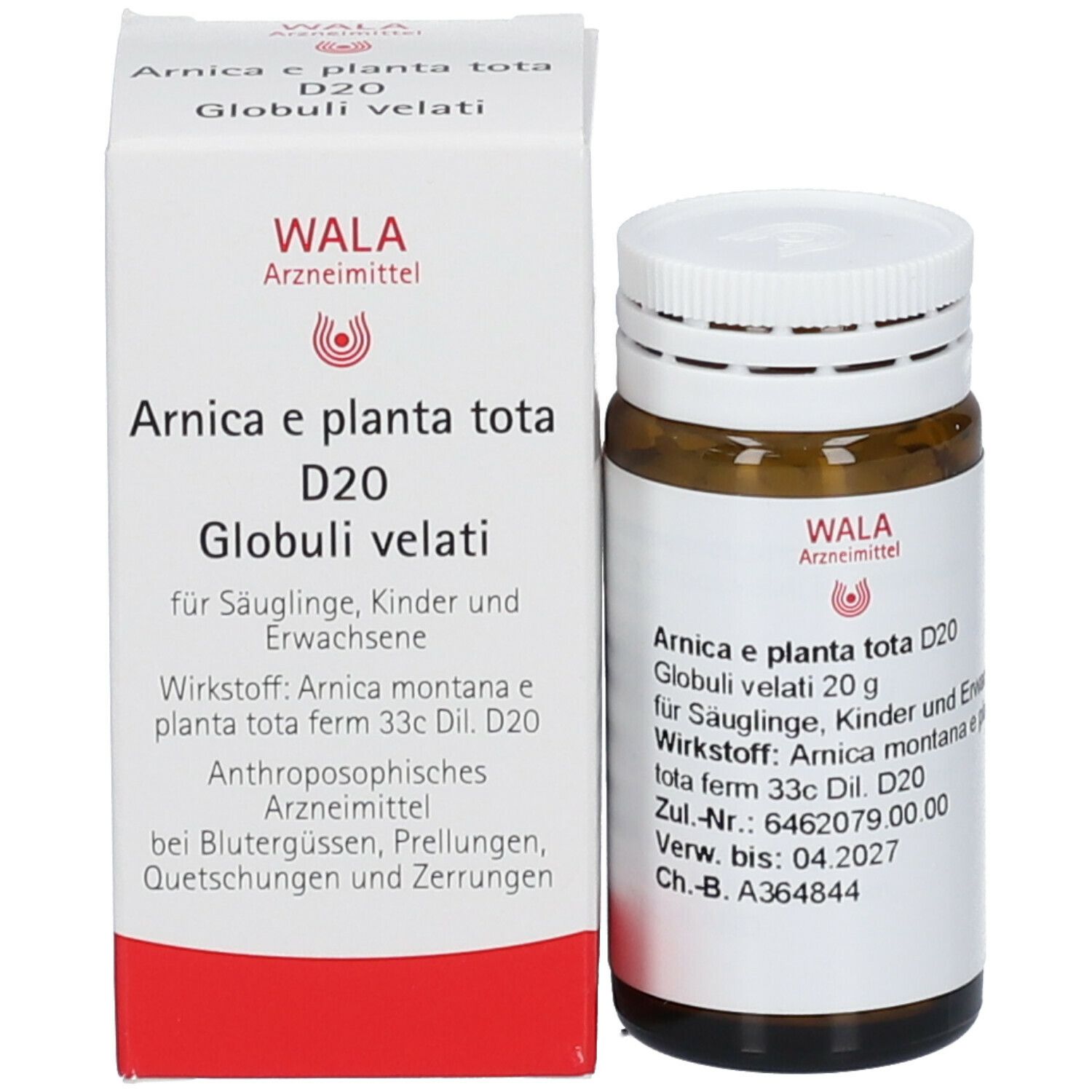 WALA® Arnica E Planta tota D 20 Globuli