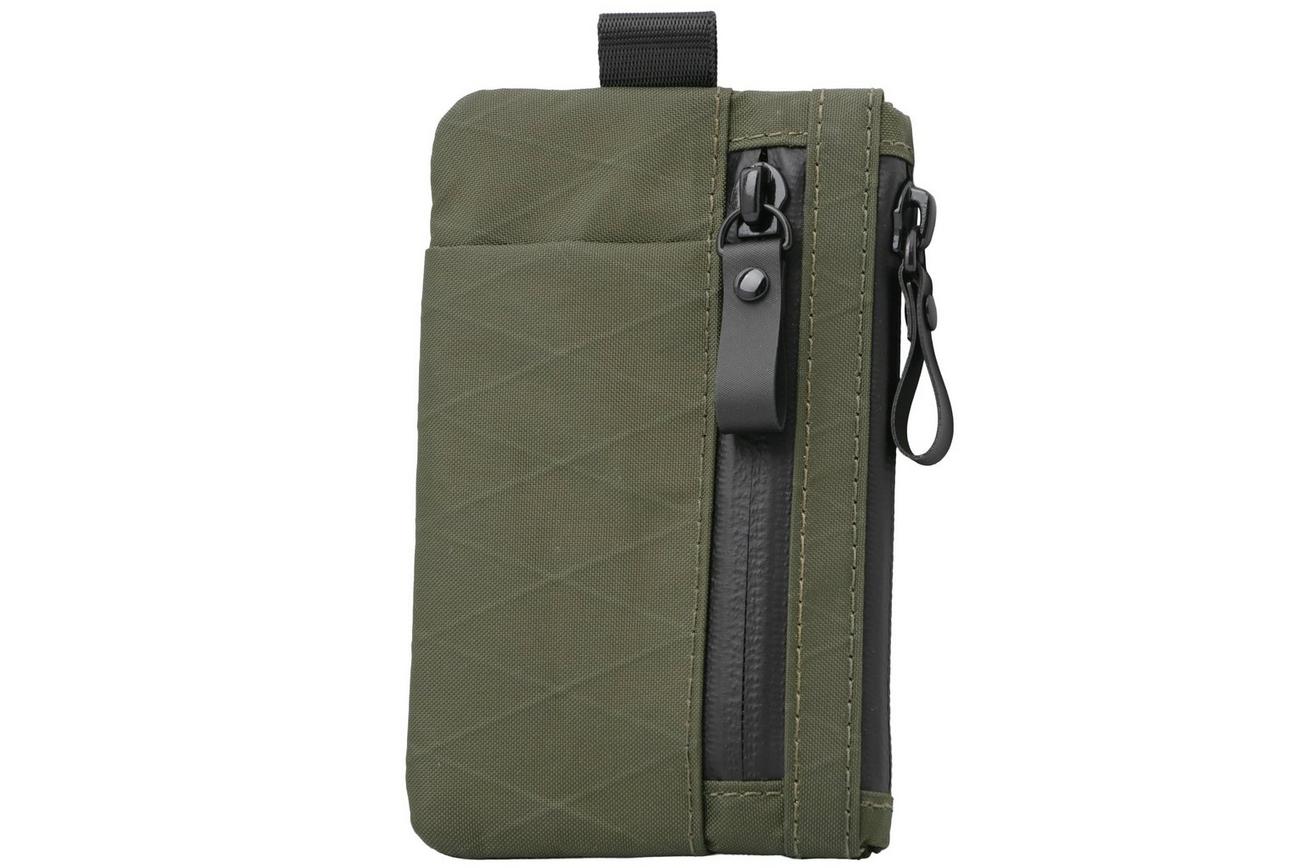 Alpaka Gear Zip Cardholder AD010340503 Dark Green, X-Pac VX21, kaarthouder en EDC-organizer