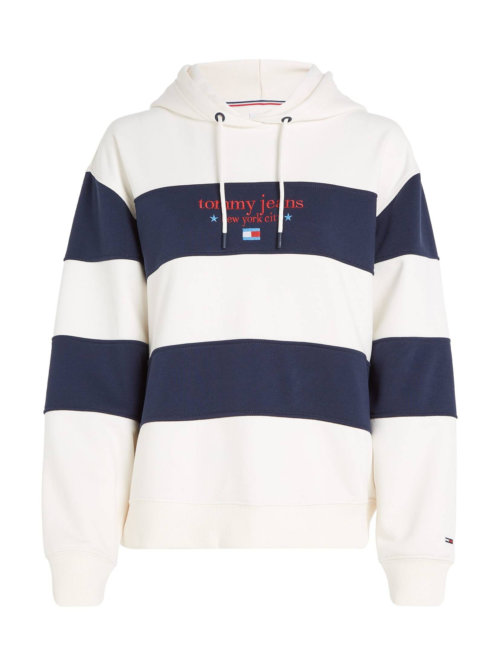 Tommy Jeans| Damen Hoodie TJW RLX TJ NYC STRIPE