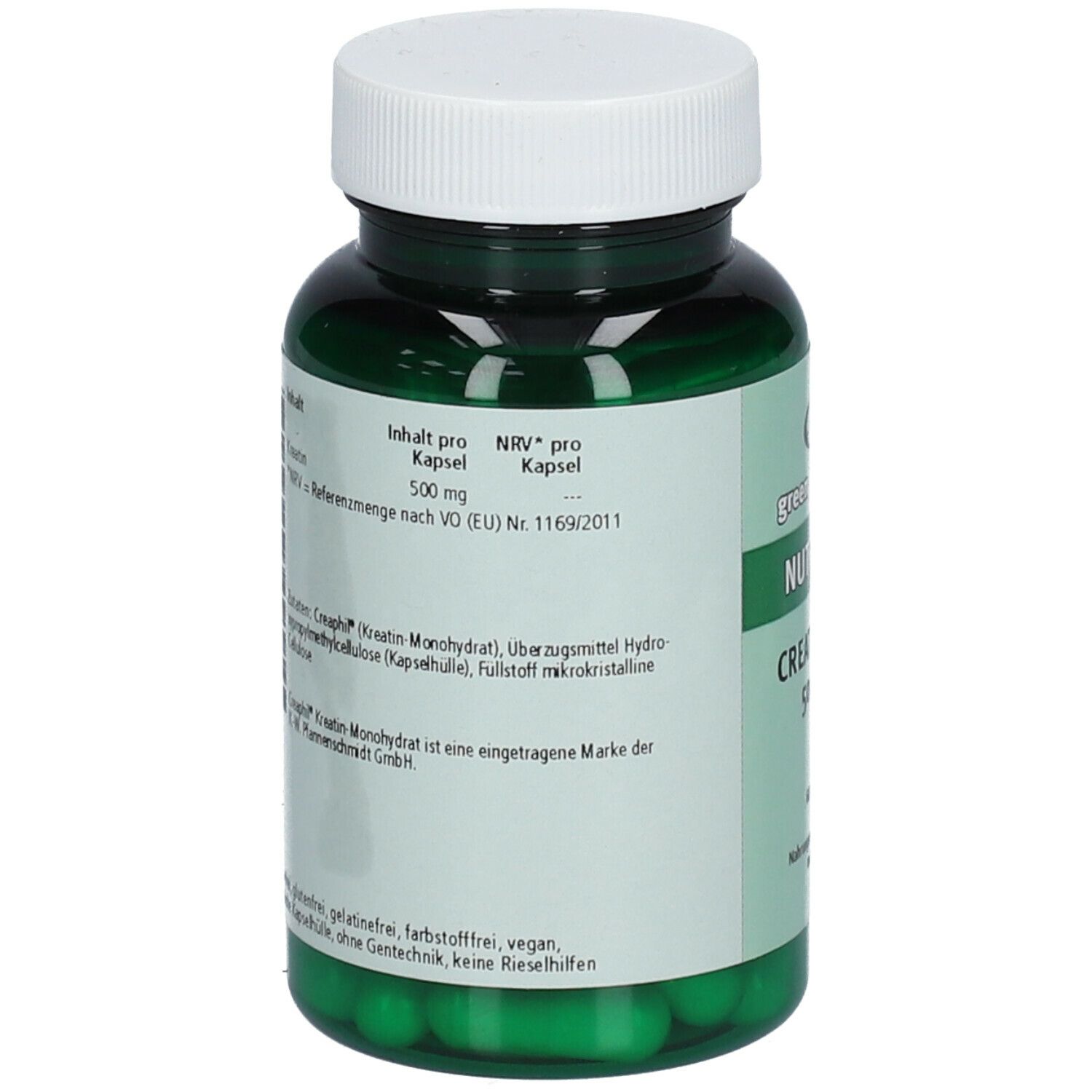 green line NUTRITHEKE Creatin 100 % 500 mg