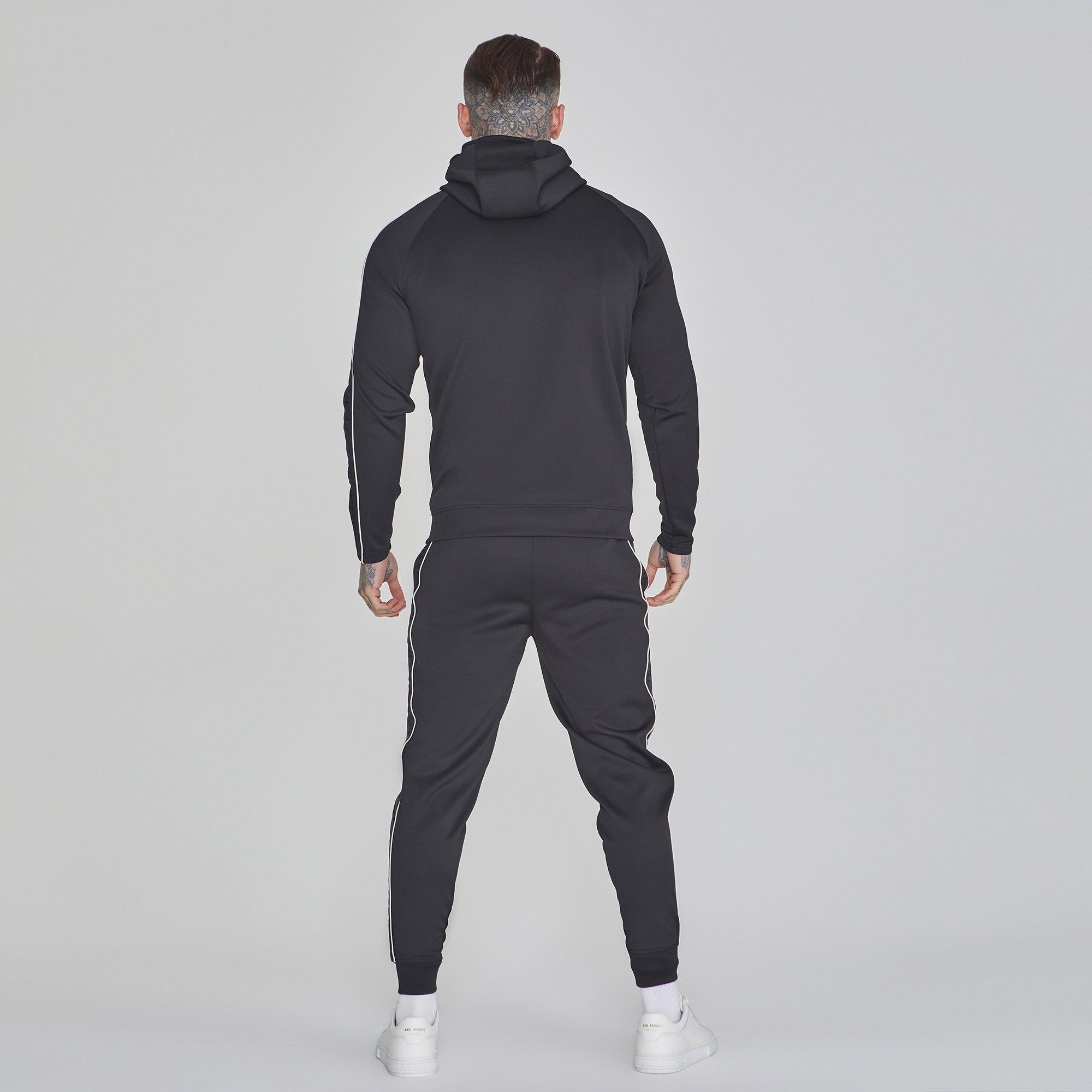 SikSilk Hoodie and Joggers Set Mens