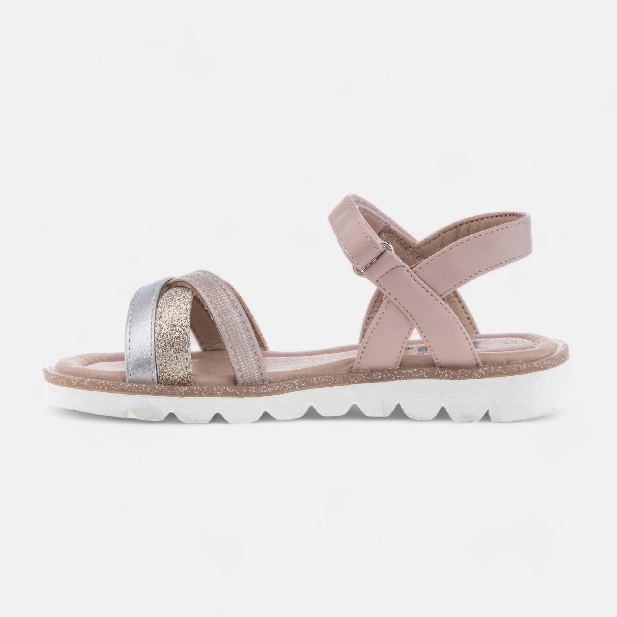 Nu-pieds Fille rose