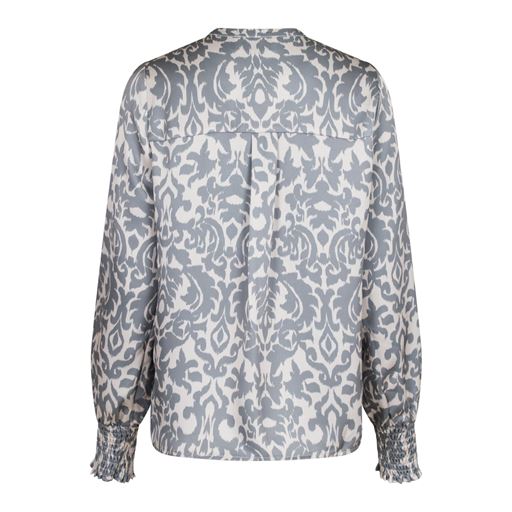 Neo Noir Kala Flower Blur Bluse, Dusty Army, 40