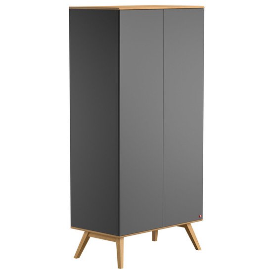 Nature armoire 2 portes   Gris        de               Vox