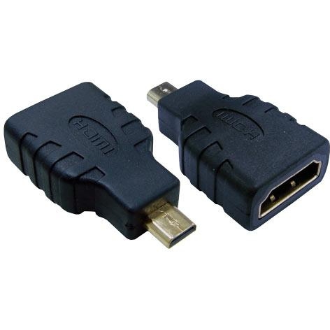 MCL CG-285 changeur de genre de câble HDMI A HDMI micro-D Noir