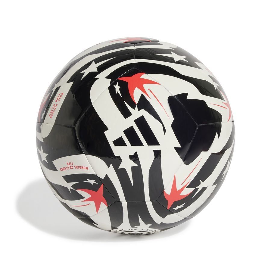 adidas Ballon Club Club World Cup 2025 - Noir/Blanc/Lucid Red
