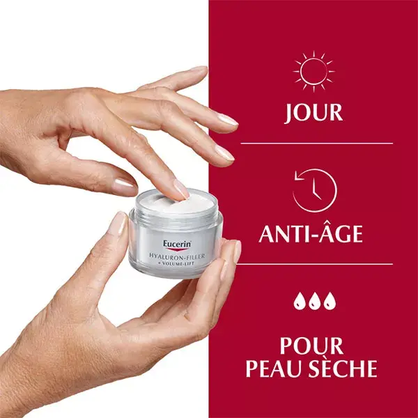 Creme de dia antienvelhecimento Eucerin Hyaluron Filler + Volume Lift FPS 15 50ml