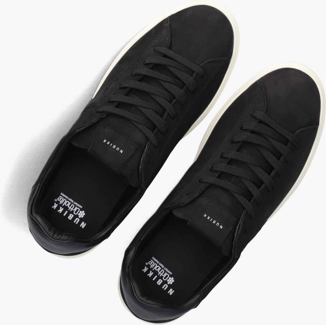 zwarte nubikk lage sneakers vic cosmo