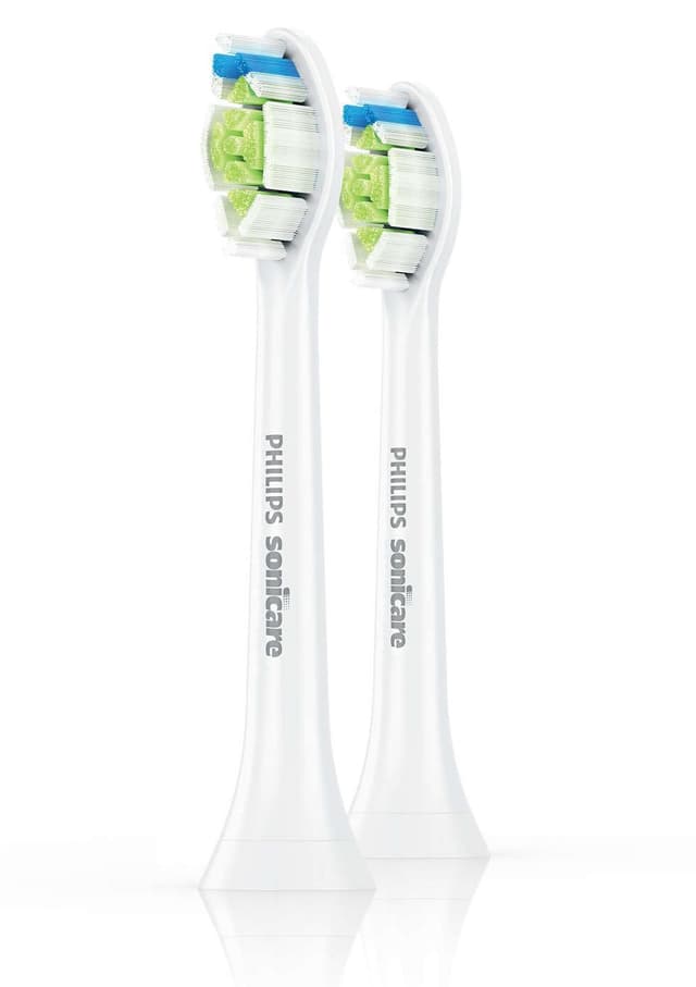 Philips tandbørste udskiftning HX6062/10 Hoveder, For voksne, Antal børstehoveder inkluderet 2, Hvid