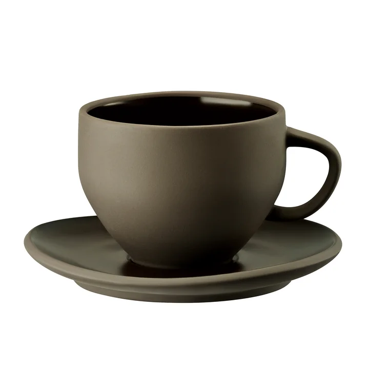 Rosenthal - Junto Teller Ø 27 cm flach, schiefergrau