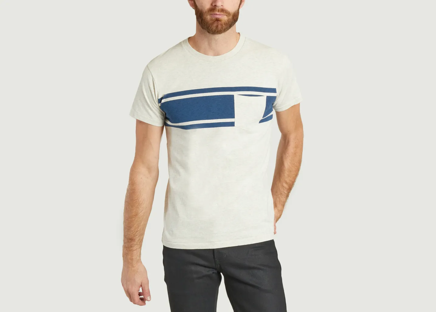 T-shirt College Stripe Velva Sheen