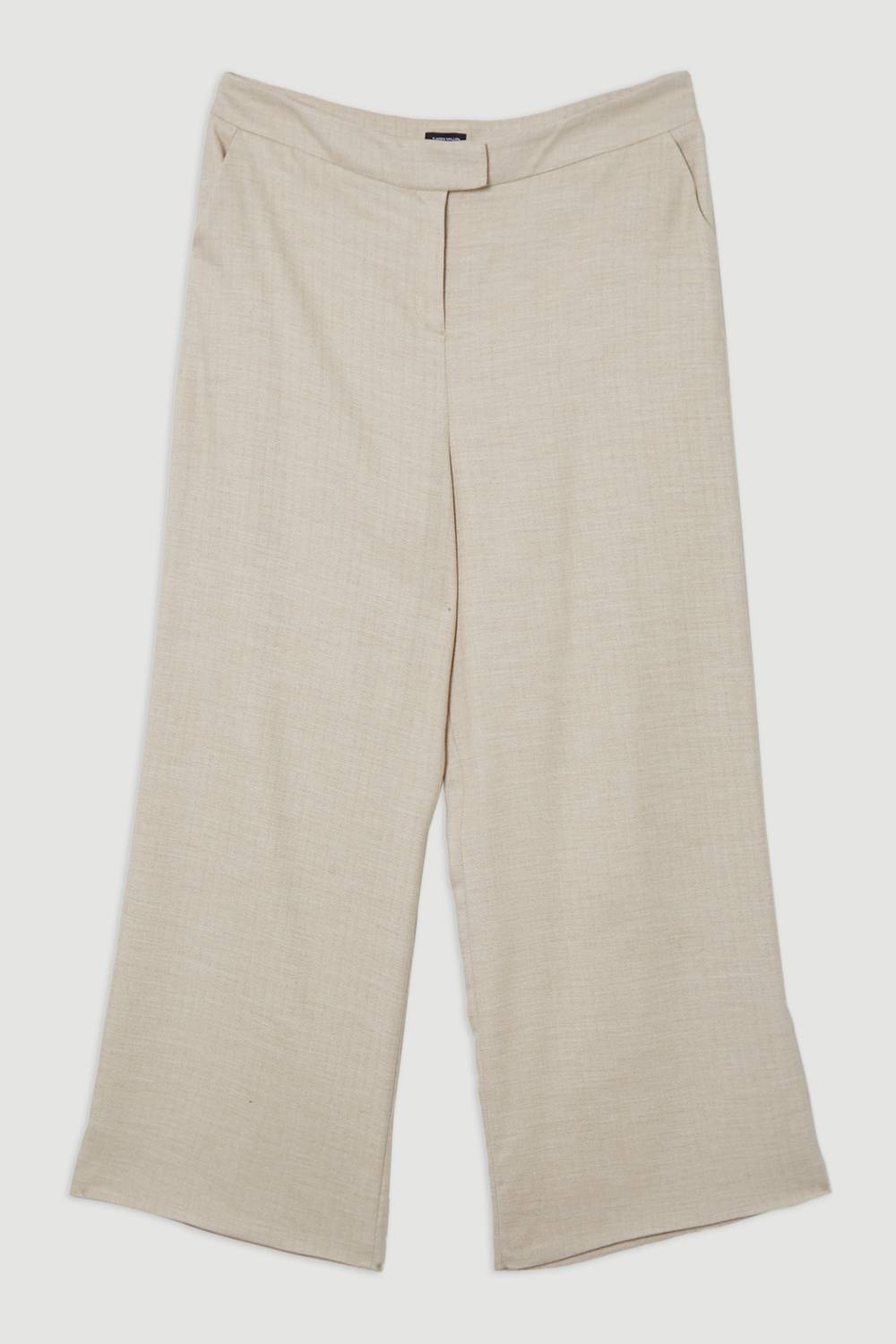 KarenMillen Pantalon Large Tailleur À Chevrons Grande Taille