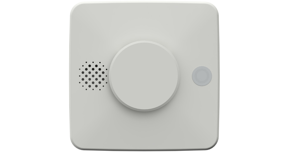 heat itZ-Smoke2 Detector 230VAC rookmelder  (Wit, Z-Wave)