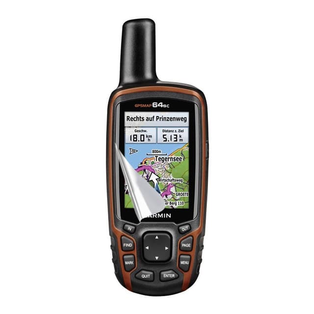 2-Pak Skærmbeskytter PET film Garmin GPSMAP 64sc