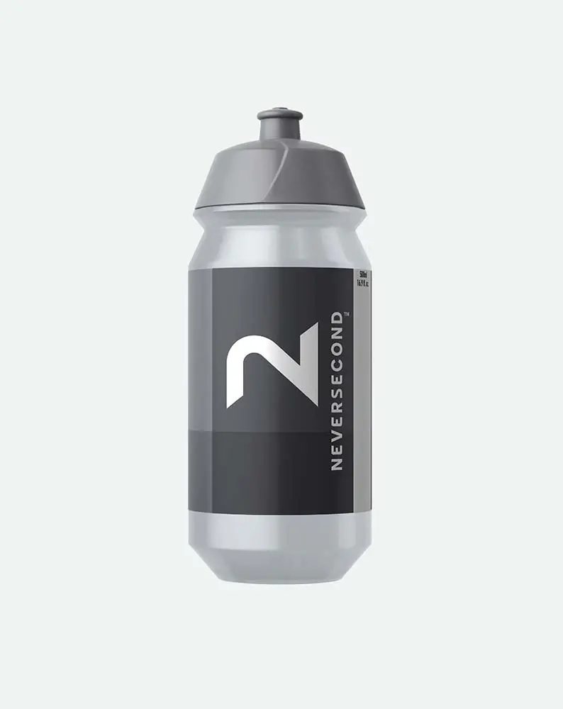 Neversecond Bidon 500ml Grijs