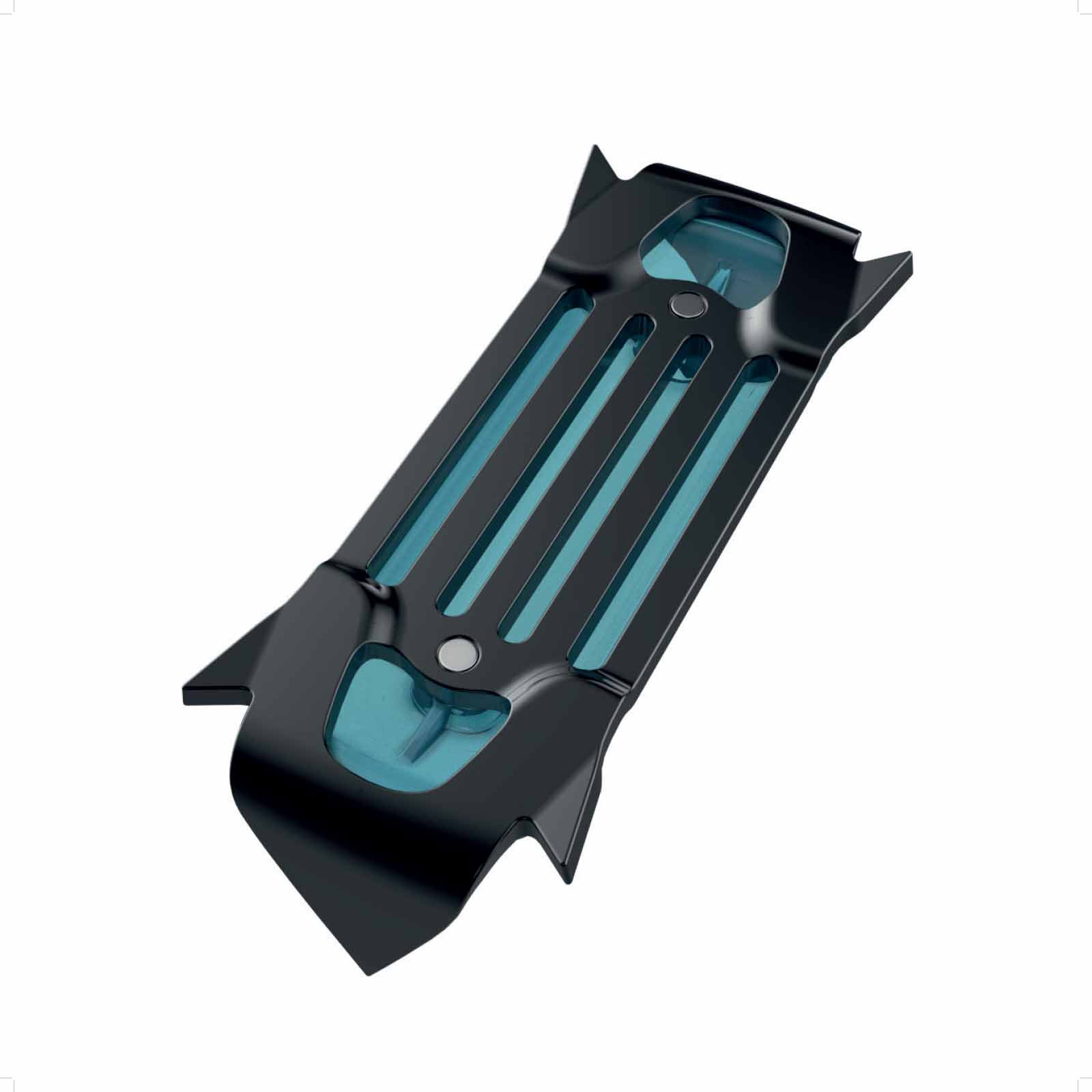 Blue Ice Harfang Steel Middle Rail