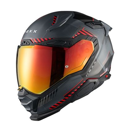 Casque Nexx X.WST3 - FLUENCE - Gris / Rouge