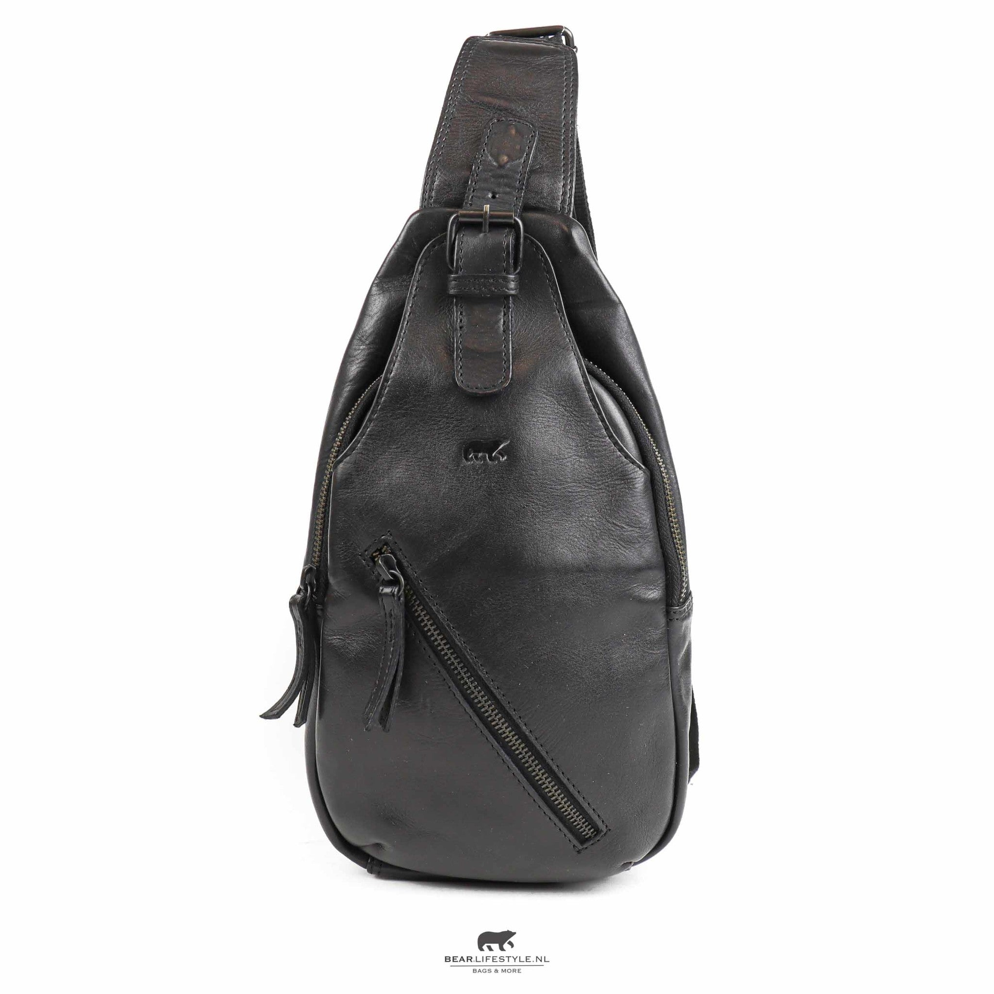 Crossbody tas 'Daley' zwart Zwart