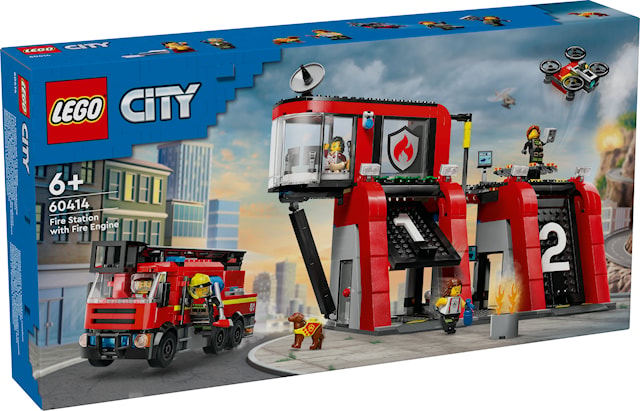 Brannstasjon med brannbil LEGO® City (60414)