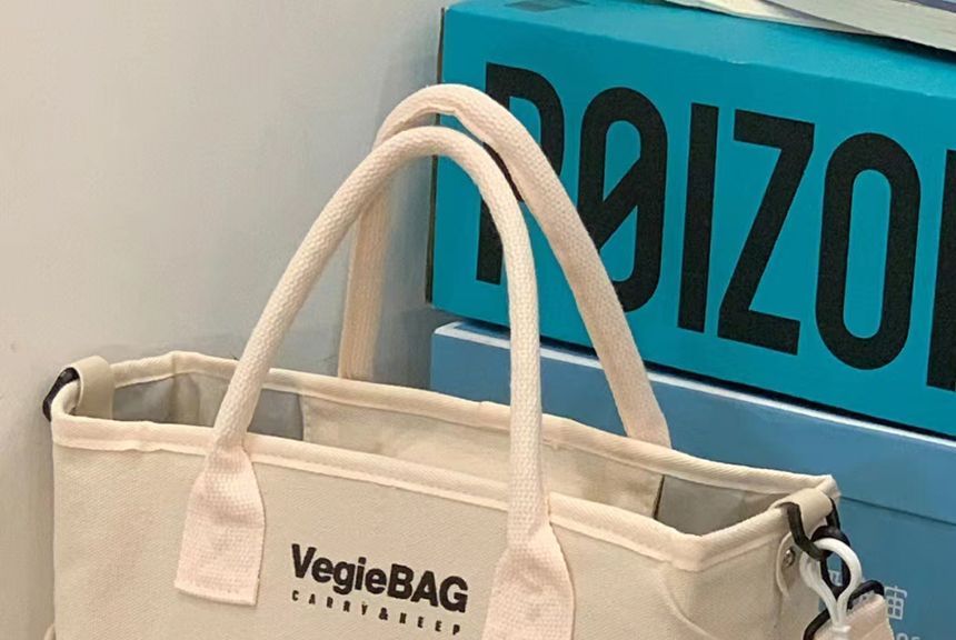 Basaran - Belettering Multi-Pocket Tote Bag / Bag Charm / Set